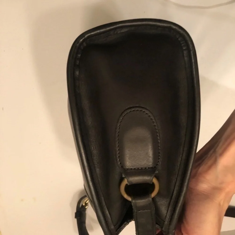 Coach vintage black Sullivan bag 9910 leather messenger bag